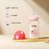 1 ((5.4oz (Pack 4), Red-1) YOHKOH Natural Glass Baby Bottle with Level Slow Flow Nipple, Newborn Anti-Colic Baby