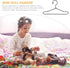 20 Pcs Doll Clothes Hanger, Metal Outfit Hanger for Doll Clothes Accessories