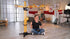 Dickie Toys 40" Giant Crane Playset in Yellow for Kids