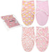 4 Pcs Preemie Baby Swaddle - Adjustable Swaddle Blanket Preemie Size Newborn Cotton Swaddle Blanket for Boys Girls