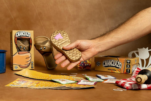 Chanclazo | Ideotas | The Flip Flop Game for Latinos | Throw The Sandal | Quick Reflexes | Foam Flip Flop | Board Game