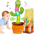 Baby Dancing Cactus Toy, Mimicking Talking Cactus for 6 to 12 Month Olds, Glowing Musical Educational Toy