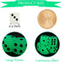 36 Pieces Glow in The Dark Dice Set, Luminous 6 Sided Dice with Black Velvet Pouches for Board Games