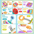 Busy Cube for Toddlers 2-3, Montessori Sensory Activities Busy Board Baby Gifts Infant Boys Girls Travel Toys Educational Learning (10 in 1)