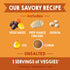 3 3.5 (Pack 16) Happy Baby Organics Savory Blends Stage Baby Food Puree, Free Range Chicken, Garden Vegetables & Quinoa