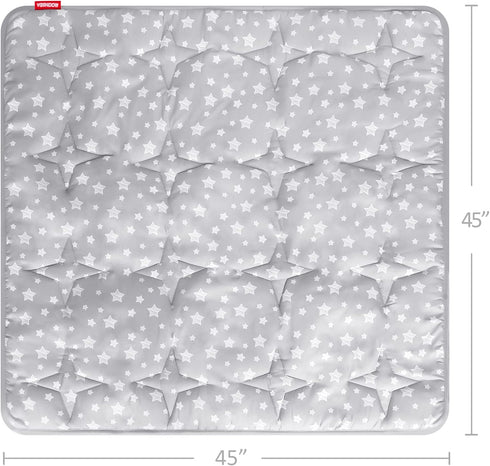 47x47 Inch Moonsea Kids Play Mat for Indoor and Outdoor Playhouse Tent, Toddler Mat Pad Fitted for Kids Indoor