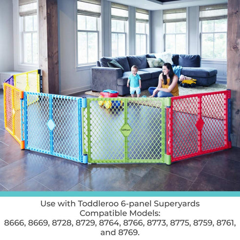 Toddleroo by North States - Superyard Wall Mount Kit: Play Yard Wall Mount Kit Compatible with Superyard or Colorplay
