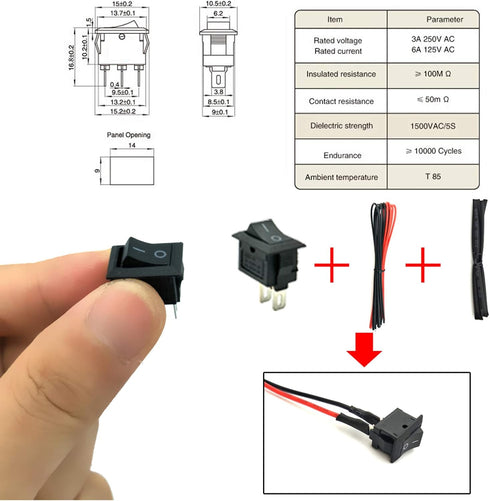 6 Set 1.5-3V 24000RPM 84 2 EUDAX Rectangular Mini Electric DC Motor with Pcs Plastic Gears,Electronic Wire, x AA