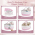 k8PurrDog Diaper caddy Organizer, Cotton Rope Gift Basket with Removable Divider, Nursery Storage Organizer for Baby