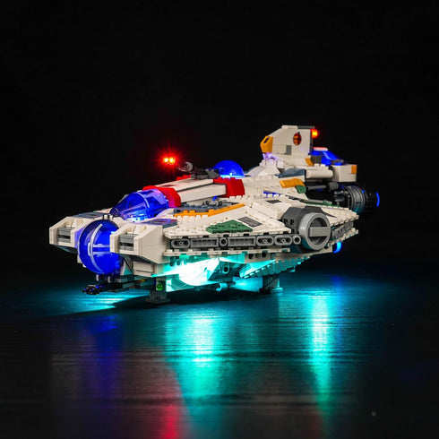 LED Lighting Kit for Lego Ahsoka Ghost & Phantom II 75357 Building Kit - Lights Only, Decoration LED Kit