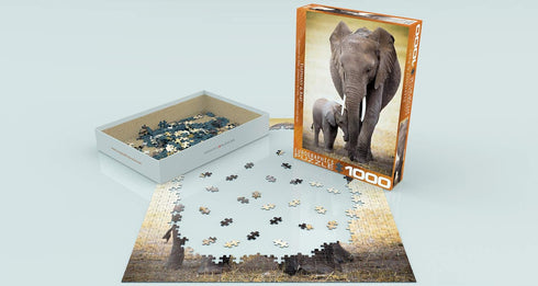 Eurographics 1000-Piece Elephant and Baby Puzzle