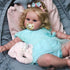 JIZHI Lifelike Reborn Baby Dolls - 20-Inch Realistic Newborn Adorable Playful Dolls with Feeding Kit & Gift Box