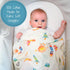 100% 47 47 Inches, LollyBanks Swaddle Blanket, Cotton Baby Blanket, Soft Muslin Swaddle Blanket x Neutral Baby Blanket
