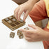 IBLAY Handmade Wooden Tic Tac Toe Game - Great Gift for All Occasions