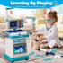 3-5, Set 3 4 5, Doctor Kit for Toddlers Pretend Doctors Play with Cart, Costume and Stethoscope for Kids Aged Role Play