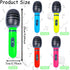 10 PCS Inflatable Microphones, Blow up Microphone Plastic Toy for Sing Birthday Party Decorations, Musical Supplies