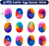 12 Pack Prefilled Easter Galaxy Slime Eggs, Galaxy Slime Easter Egg Fillers Stress Relief Easter Egg Hunt Filling