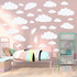 Big Clouds Wall Decals, Removable DIY Large Vinyl Sticker for Living Room Nursery Kids Bedroom Decor Home Art
