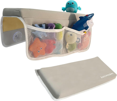 Comfortable Bath Kneeler and Elbow Rest Pad Set- Thick Non-Slip Memory Foam