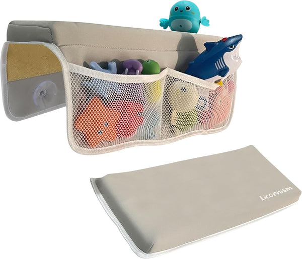 Comfortable Bath Kneeler and Elbow Rest Pad Set- Thick Non-Slip Memory Foam