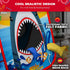 SWOOC Games Shark Frenzy - 2-in-1 Bean Bag Toss Game for Kids with Carry Bag, Outdoor Toys for Toddlers