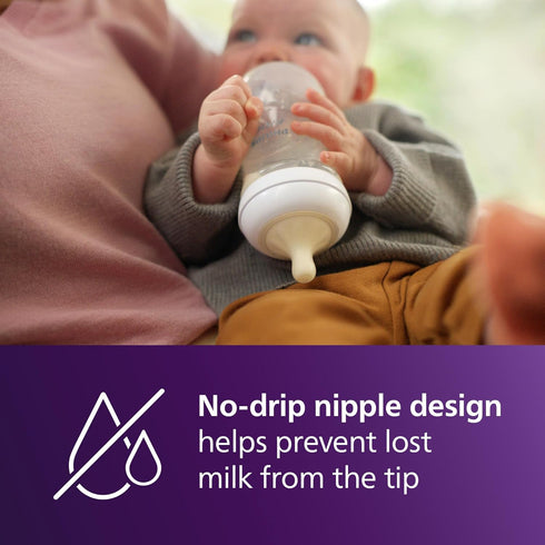 3), 9oz, SCY903/01 Philips Avent Natural Baby Bottle with Natural Response Nipple (Medium Flow,Flow