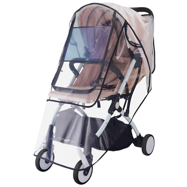 Bemece Universal Stroller Rain Cover, Baby Travel Weather Shield for Summer, Windproof and Waterproof