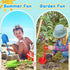 Heavy Duty 16" Thick Beach Sand Toy Shovels, Jumbo Scooping Spade Toys Kit for Kids Adults (Green Blue Red)
