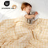 47 47 inches, HECCEI Muslin Swaddle Blanket - Large Baby Muslin Blanket x Breathable & Soft Gender Neutral Receiving