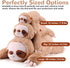 22 Inch 4.5 (22" 4.5 lbs) gnomantic Sloth Weighted Stuffed Animals - Pounds Weighted Plushies Sloth Stuffed Animals