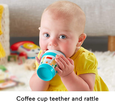 Set, 3 3 Fisher-Price Work From Home Toy take-along baby toys and teether for infants ages months and up