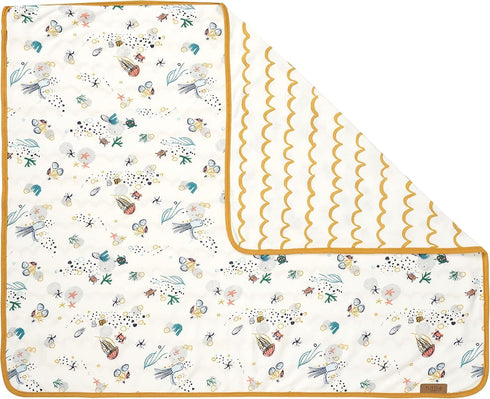 Pack 2 Tutti Bambini Bedside Crib Starter | Crib Fitted Sheets with an Interlock Coverlet | Our Planet