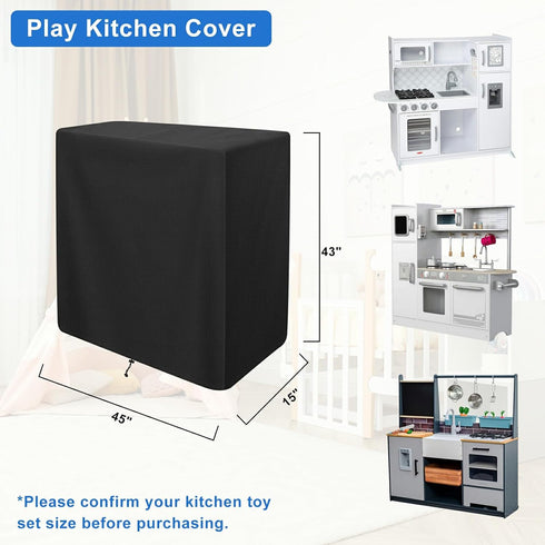 Step2 Set, 45"L 15"W 43"H Set tonhui Play Kitchen Cover for Kids Play x x Dustproof Indoor/Outdoor Kitchen Toy Cover