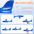 VCOSTORE 4 Pack Foam Airplanes, Foam Glider Plane 17.5" - Large Throwing Glider Airplane Toy for 3-12 Years Old
