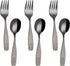 ANNOVA Kids Silverware Set - Safe Stainless Steel Flatware for Children, Forks, Tablespoons, Toddler Utensils, Metal