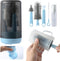 Travel Bottle Cleaner Kit - Portable Baby Bottle Brush Set with Silicone Cleaning Brush and Drying Base