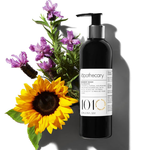 ilapothecary 6.76 oz SOS Body Wash - Essential Oils, Herbal Shower Gel - Gluten Free Body Soap - Nourishes Skin