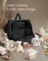 MHOMER Backpack 3 1 Diaper Bag Puffer Lightweight in Wide Open Small Diaper Bag Tote for Travel with Changing Pad