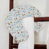 Selgkds Cute Geese Boho Flowers Nursing Pillow Covers Blue Spring Ducks Floral Soft Stretchy Nursery Pillowcase