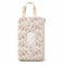 Hadnves Quilted Diaper Wipe Pouch Hanging Floral Wet Wipes Bag Reusable Fabric Cover