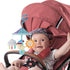 Baby Pram Mobile Toy for Pack and Play - Car Roof Handle Toys with Soft Rattle for 0 Months+ (Sky)
