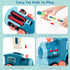 200 Set, 3+ 3 4 5 6 PCS Domino Train Toys Automatic Dominos Building and Stacking Creative Game for Year Old, Electric