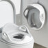 Potty Training Toilet Seat, Toddler Toilet Seat Attachment with Safety Handles, Detachable