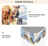 Bseiialft 52 28 Animal Cow Snow Crib Sheets for Boys Girls Soft and Breathable Cotton Baby Sheets for Standard Crib