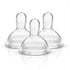 Medela Slow Flow Spare Nipples with Wide Base, Compatible with Medela Storage Bottles, BPA Free, 3 Count