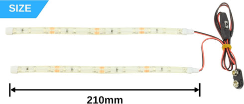 Apex RC Products Red & White LED Head & Tail Light Set for RC Car/Truck #9019RW