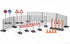 Bruder Construction Set: Railings Site Signs and Pylons