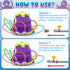 Outdoor Water Spray Sprinkler for Kids, Summer Toys with 8 Wiggle Tubes, Attaches to Garden Hose for Ages 3-8