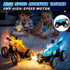 with360 4-7 JICUICUI Dinosaur Monster Truck Toys - Remote Control Monster Truck with Light, Mini Dinosaur Toys