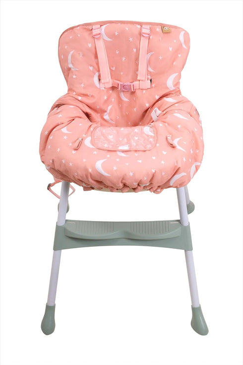 Shopping Cart Cover for Baby Girl & Boy | Water Resistant High Chair Cover w/Phone Pouch & Pocket | Gender Neutral Cart